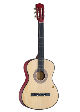 Violão clássico Queen's Acústico Conthey D13751 para destros natural verniz