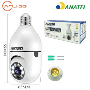 Kit Câmera Segurança 360 Infravermelho Sem Fio Wifi