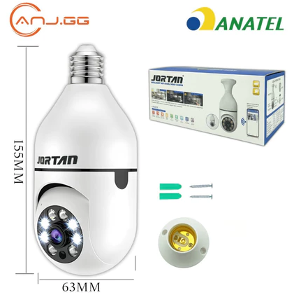 Kit Câmera Segurança 360 Infravermelho Sem Fio Wifi