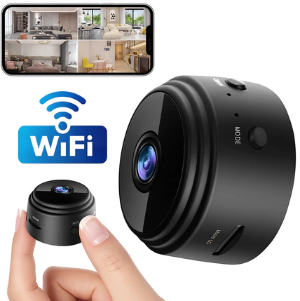 Câmera A9 HD Sem Fio Wi-Fi Imagem Nítida Portátil Segurança Espiã Noturna Monitoramento Inteligente